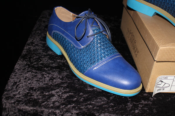 Eddie Blue Men's Casual Dress Shoe