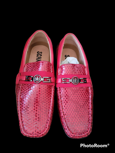 SCANS Red Loafers